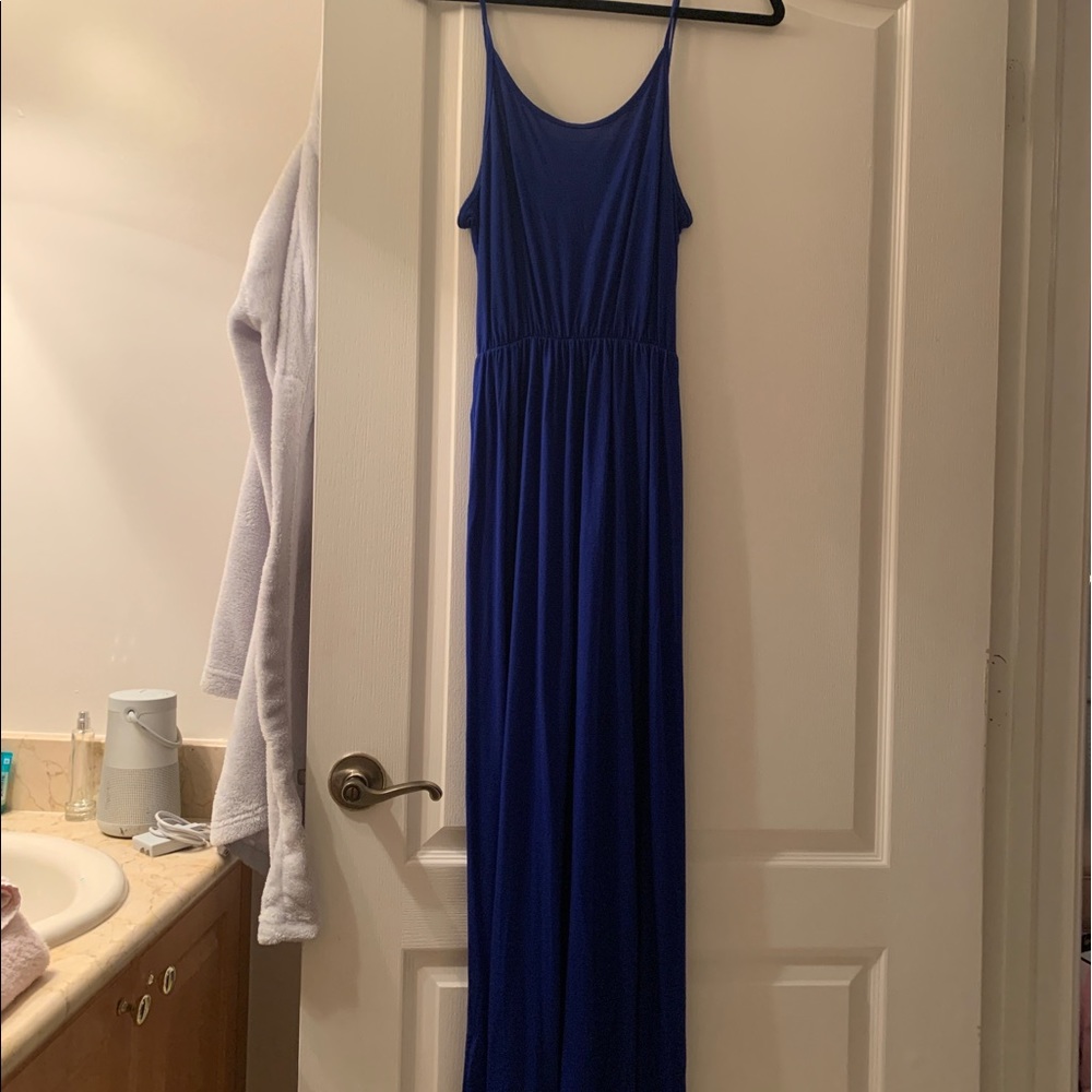 Blue H&M maxi dress